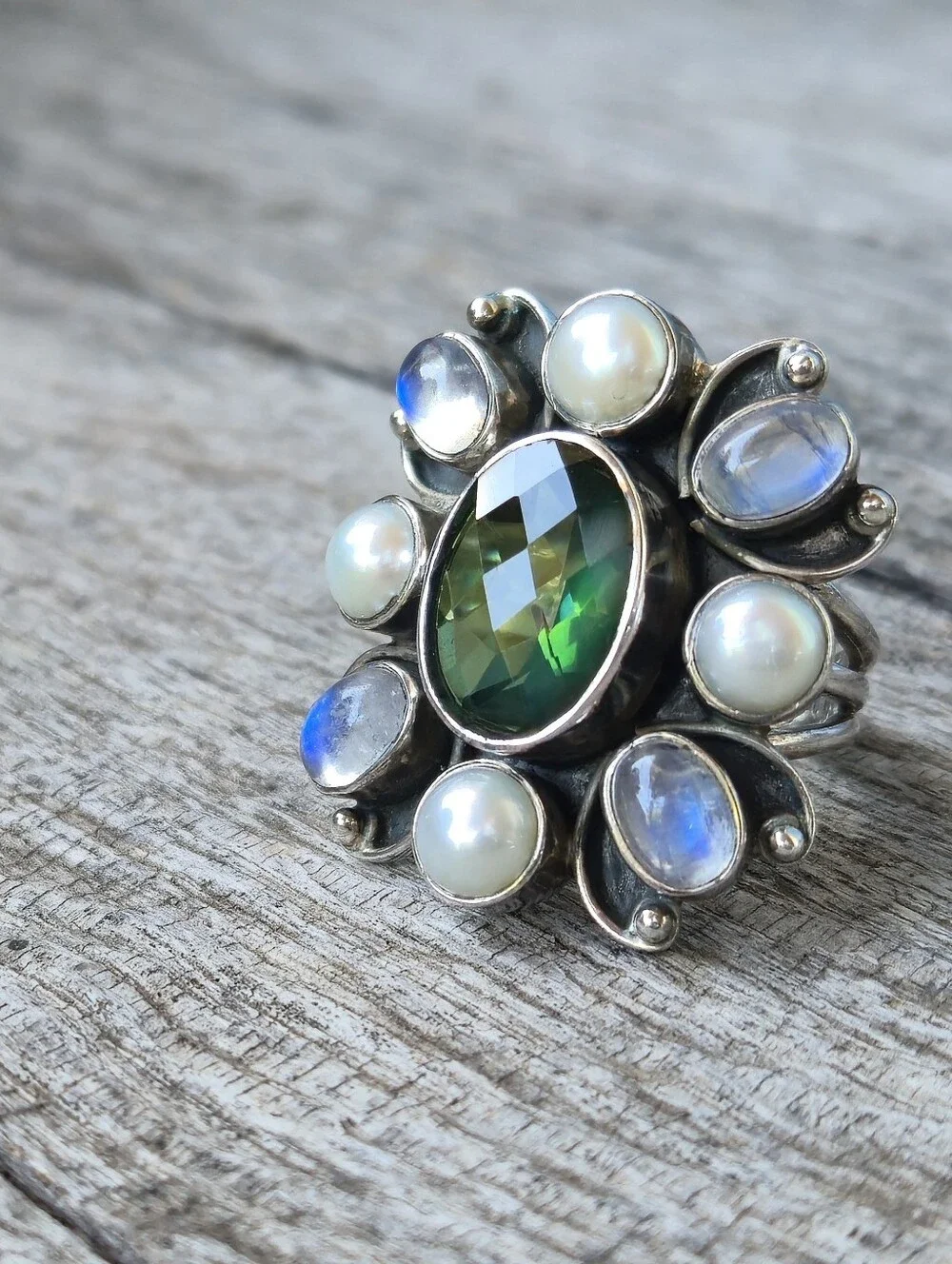 RAJ COLLECTION LIMITED EDITION Designer NICKY BUTLER Ring 925 Sterling Silver NB
